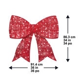 Buy Red Bow Dimensions Image at Costco.co.uk