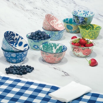 Provence Stoneware Bowl Set, 10 piece Provence Stoneware Bowl Set, 10 piece