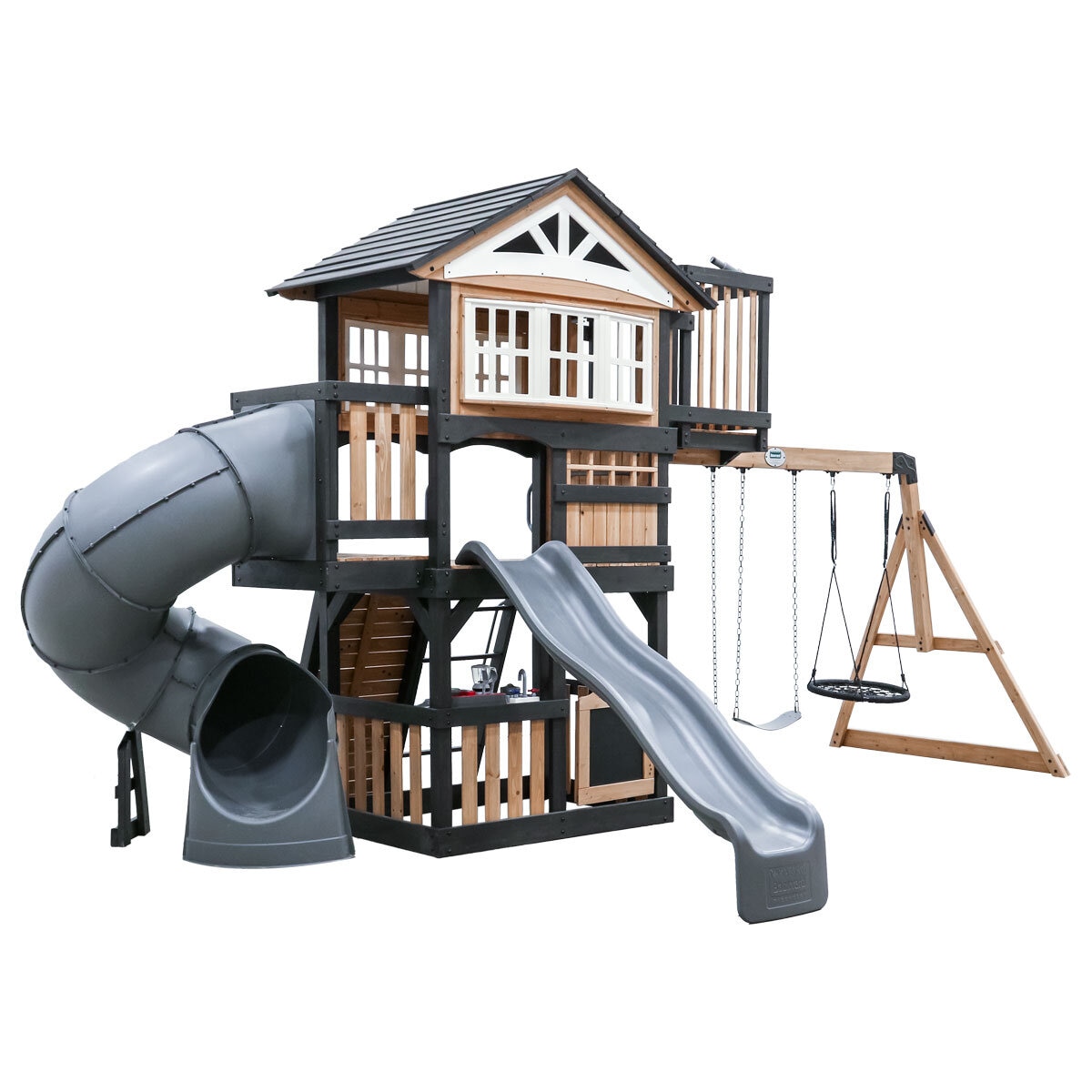 Backyard Discovery Magnolia Falls Playcentre and Swing Set