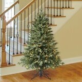 Buy 4ft Pre-Lit Slim Aspen Micro Dot Tree Lifestyle1 Image at Costco.co.uk