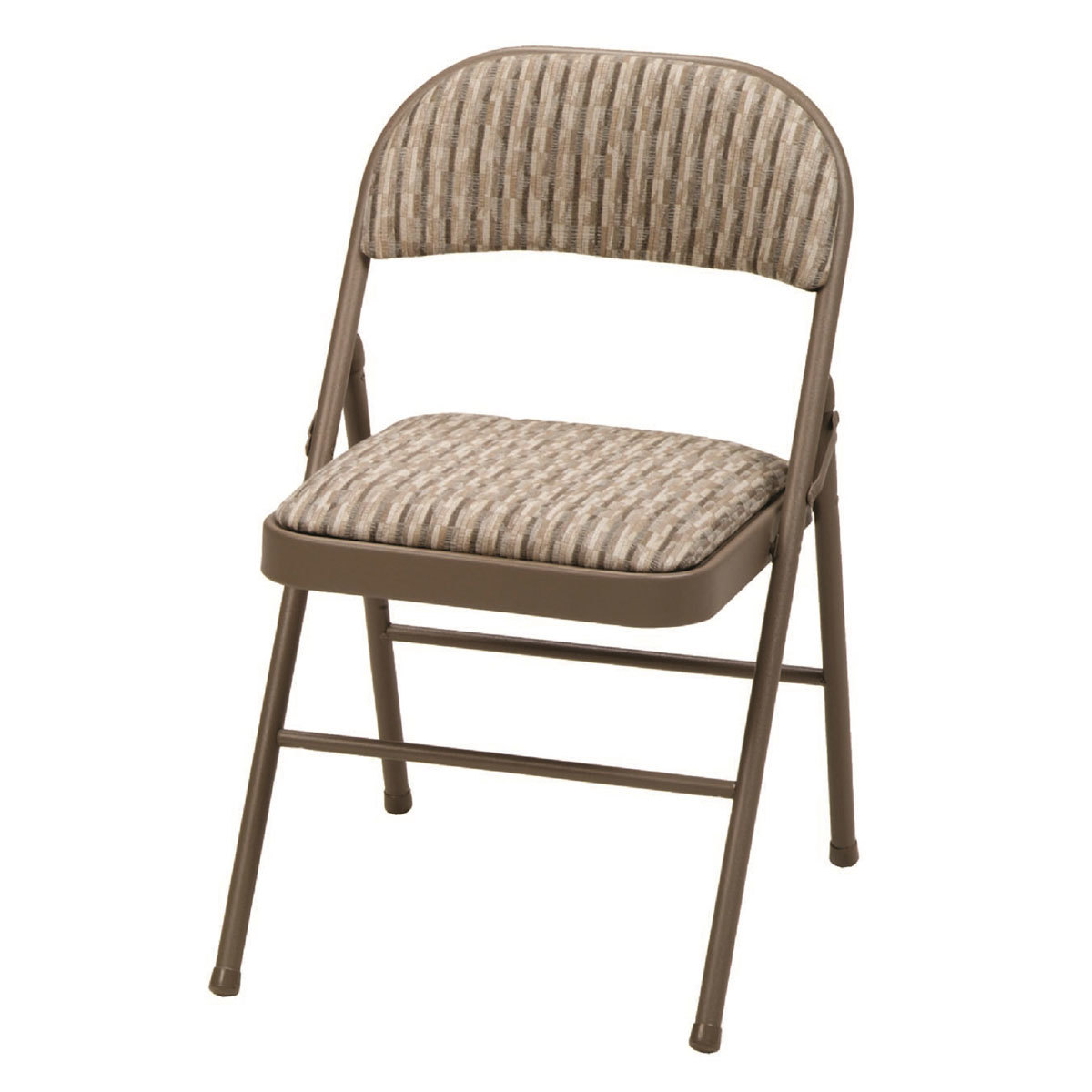 Padded Folding Chairs With Arms / Cosco Deluxe Fabric Padded Folding