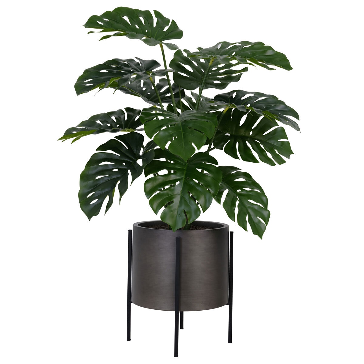 Artificial 4ft Monstera Plant in Stand