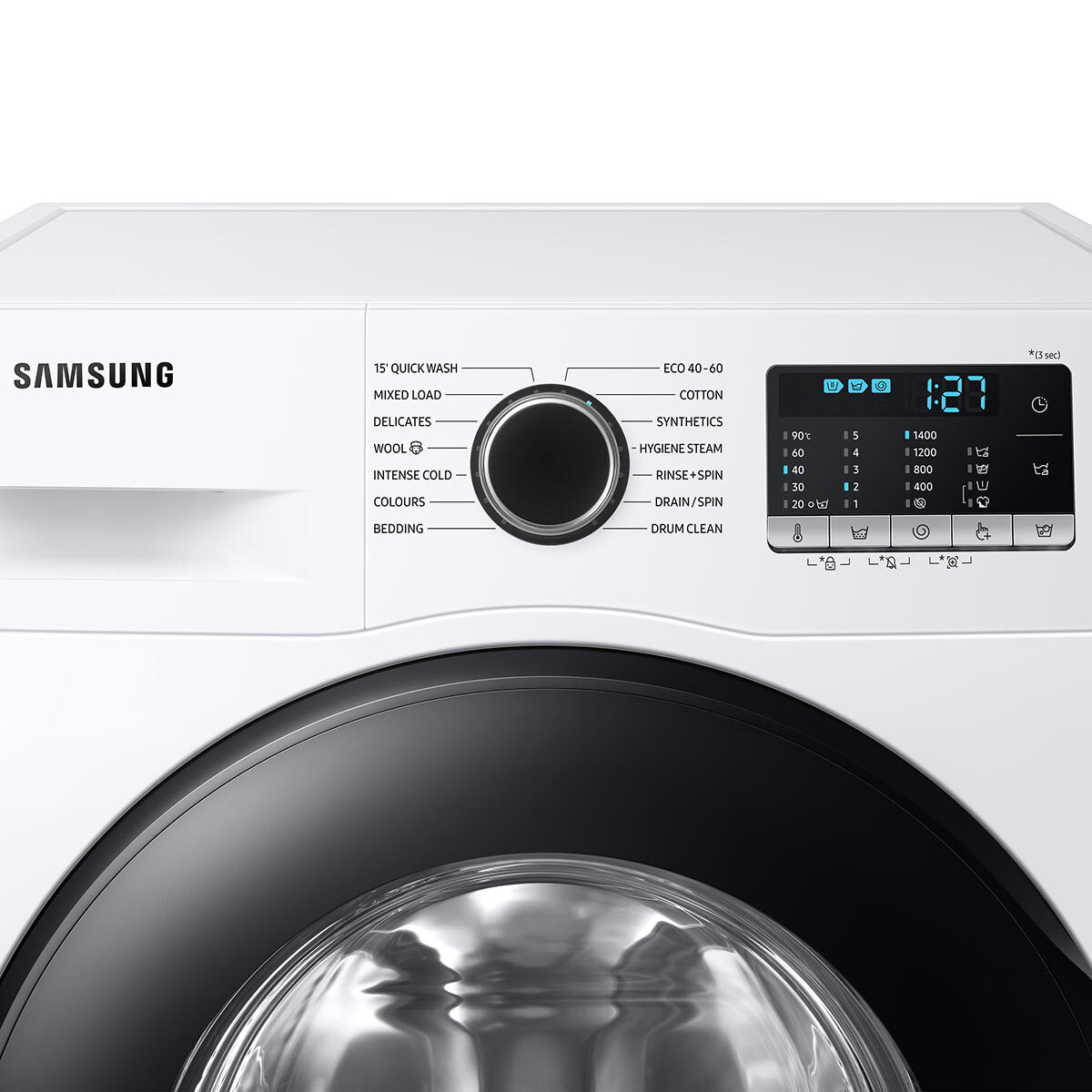 Samsung WW80TA046AE/EU, 8kg, 1400rpm, Washing Machine, B Rated In White ...