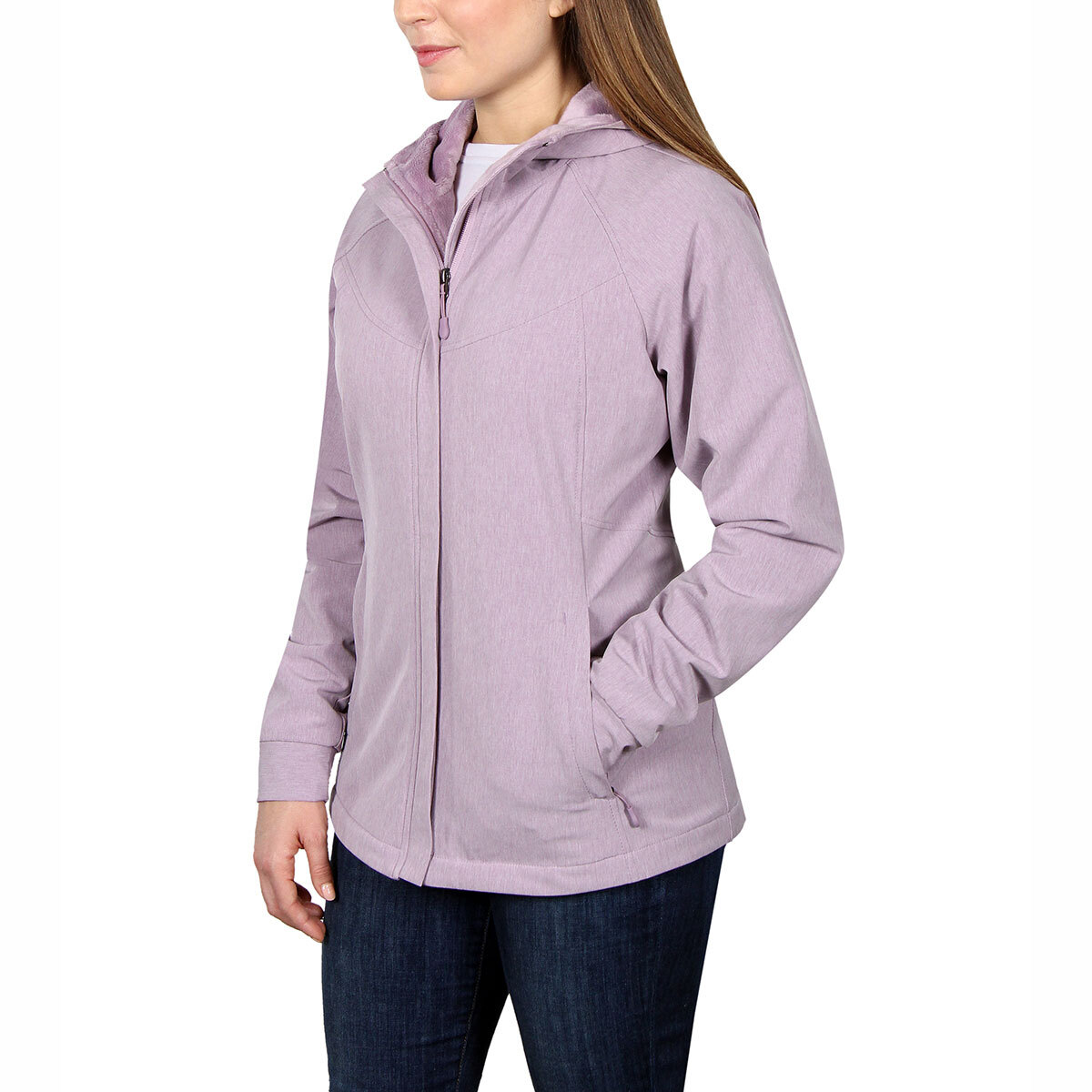 Kirkland Signature Women's Softshell Jacket in Purple