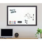 MessageStor Magnetic Dry Erase Board with Accessories