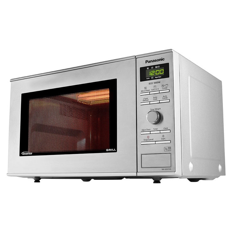 Panasonic NN-GD37HSBPQ, 23L Grill Microwave in Silver ...