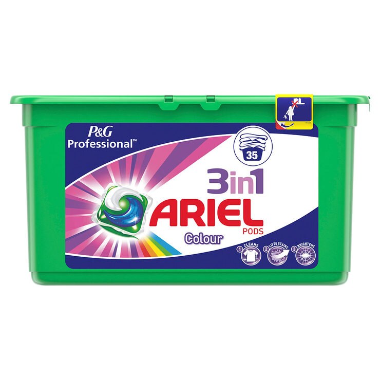 Ariel 3 In 1 Colour Liquitabs, 3 X 35 Pack 