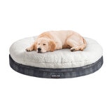 Kirkland Signature Round Pillow Orthopaedic Dog Bed, Plaid