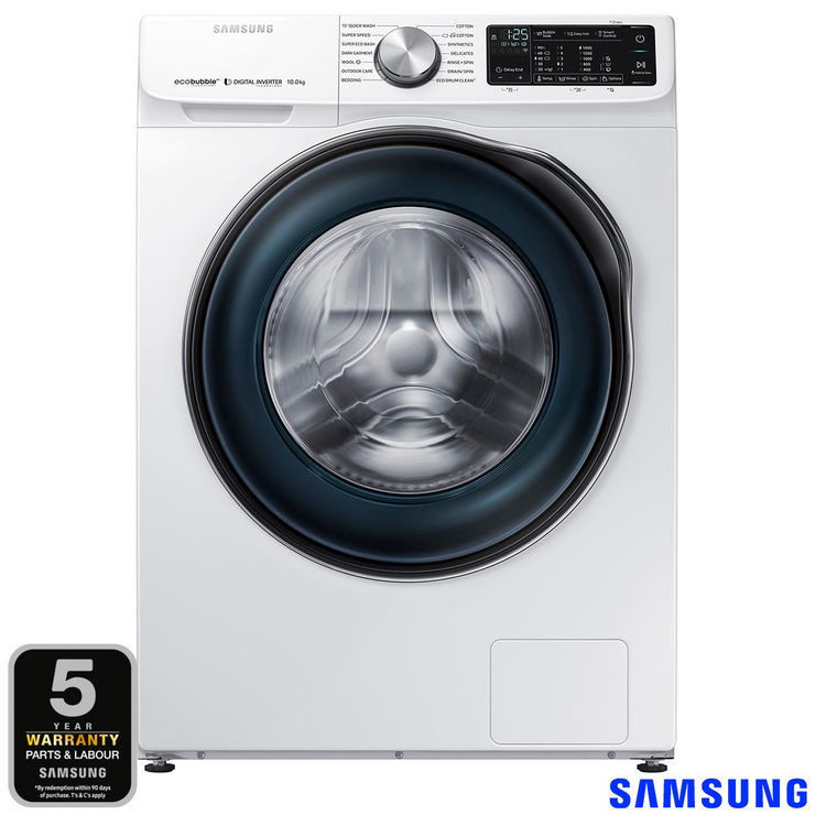 Samsung Ww10n645rbw Eu 10kg 1400rpm Ecobubble Washing Machine A Rated In White Costco Uk