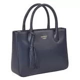 Osprey London Coast Leather Women's Grab Handbag, Navy