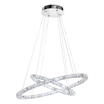 Eglo Toneria Pendant Light in Cystal Chrome