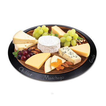 BirdRock Lazy Susan Chalkboard