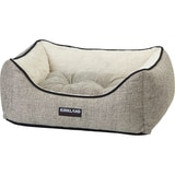 KS Rectangular Nuzzler brown dog bed