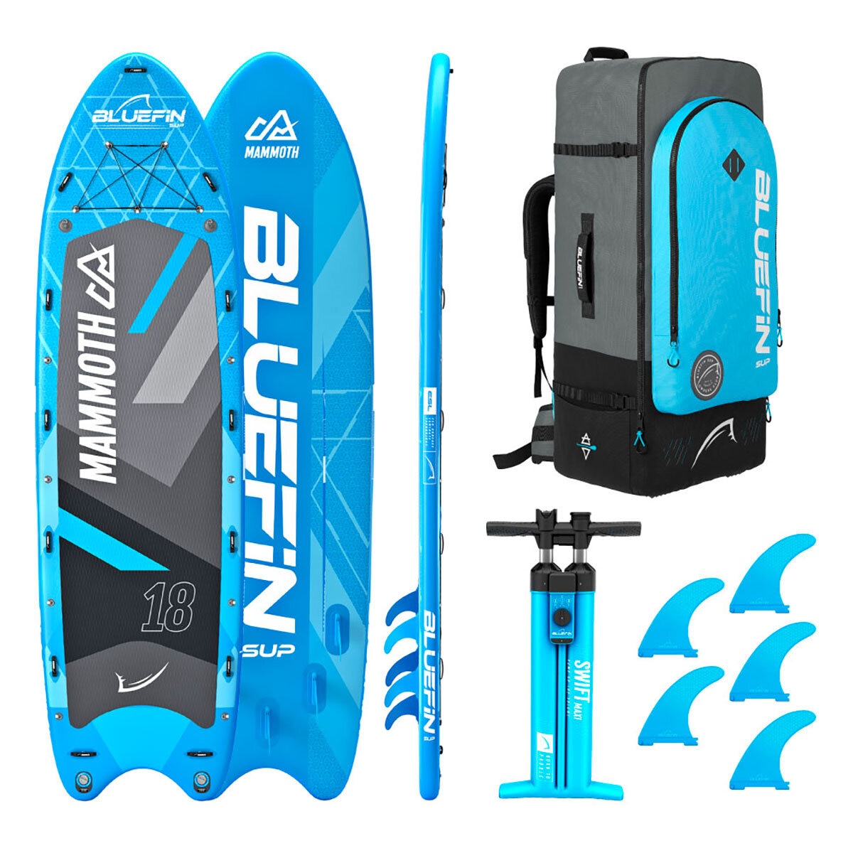 Bluefin Mammoth 18ft (5.5m) 6 Person SUP Inflatable Paddleboard