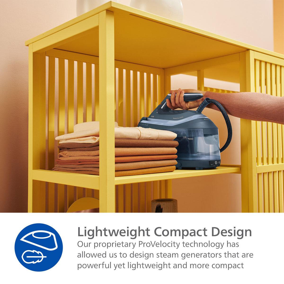 Lifestyle Image Showing Compact Design