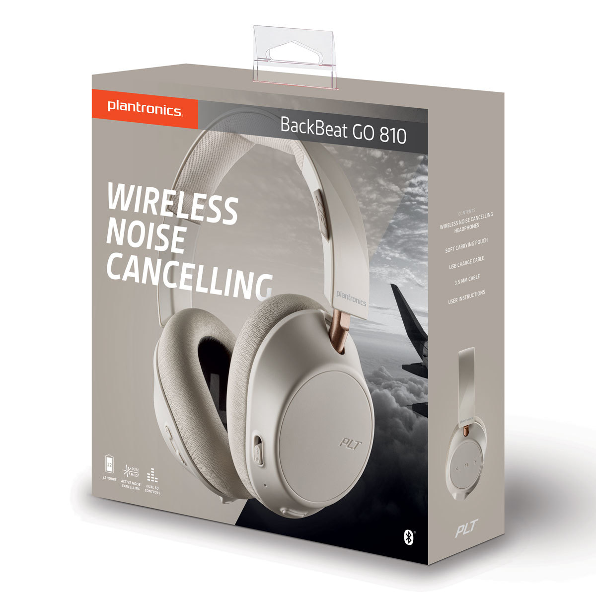 Plantronics BackBeat Go 810 Wireless Active Noise Cancelling Over Ear