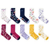 Penguin Ladies Crew Sock 10 Pack