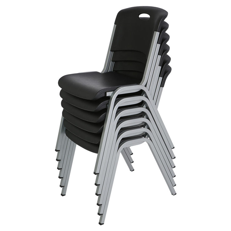 Lifetime Stacking Chair - 14 Pack, with 1 Chair Trolley ...