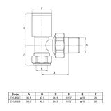 Ultraheat Cylindrical-25 Horizontal Manual Valve + L/S (Pair)