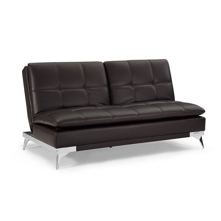 Sealy Brown Convertible Eurolounger with Storage Ottoman | Costco UK