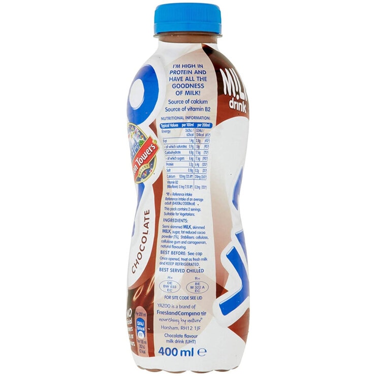 Yazoo Chocolate Milkshake, 10 x 400ml | Costco UK