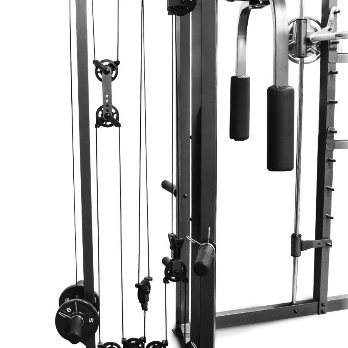 Marcy RS7000 Deluxe Smith Machine and Bench with 140kg Olympic Weight ...