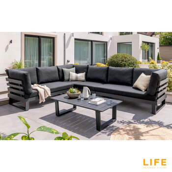 LIFE Outdoor Living Ibiza 5 Piece Deep Seating Corner Set