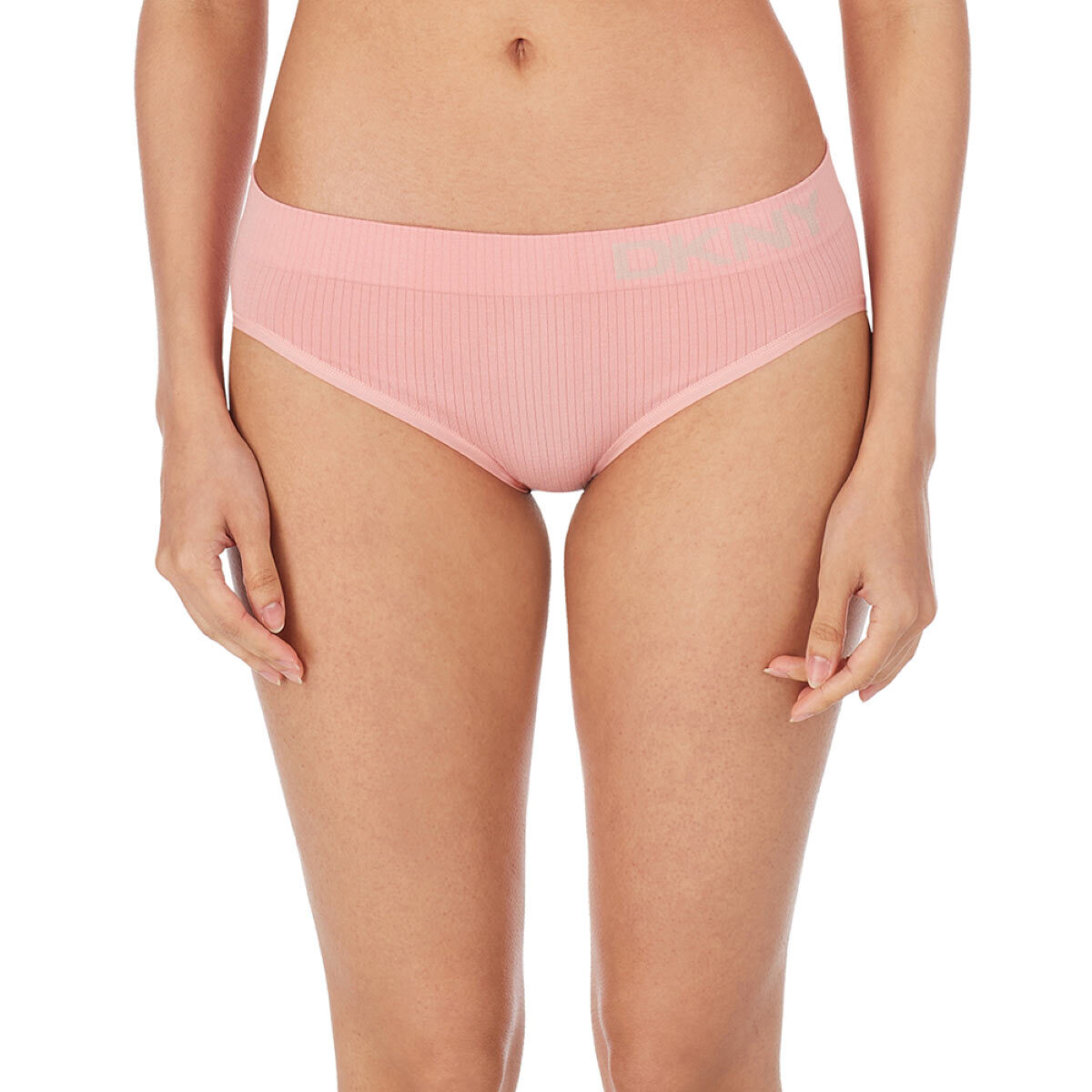 DKNY Womens Fusion Signature Seamless Bikini Panty 