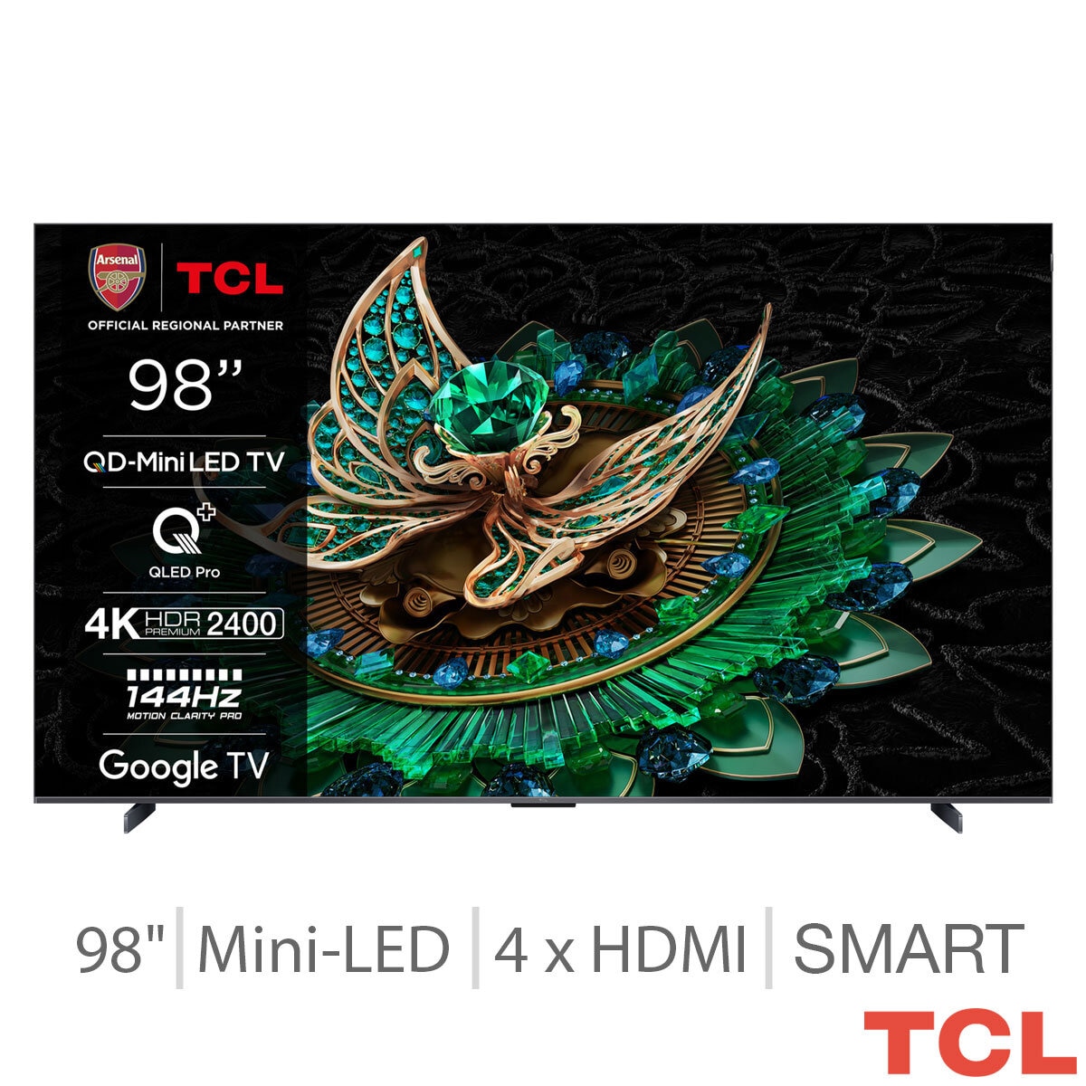 TCL 98Q9BK 98 Inch Mini LED 144 Hz TV