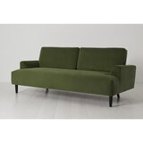 Swyft Model 05 Green Velvet 3 Seater Sofa