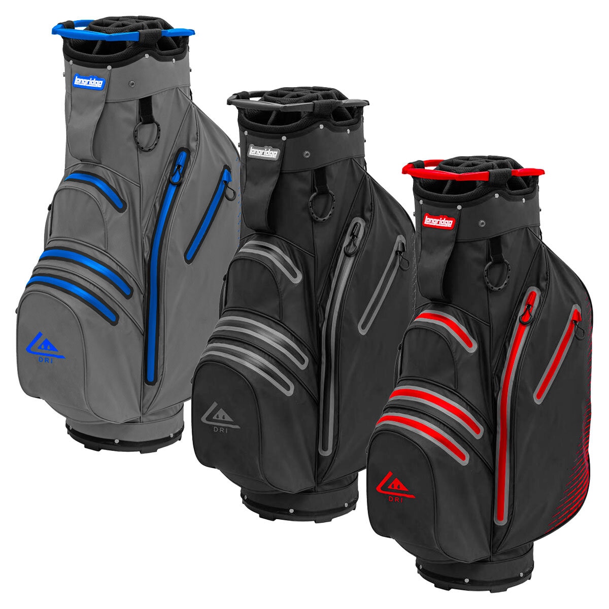 Longridge Elements Waterproof Golf Cart Bag in 3 Colours