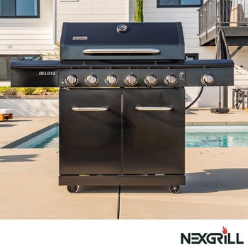 Nexgrill Deluxe 7 Burner Gas Barbecue Grill + Cover