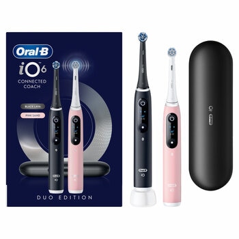 Oral B iO 6 Duo Pack Power Electric Toothbrush, Black and Pink Oral B iO 6 Duo Pack Power Electric Toothbrush, Black and Pink