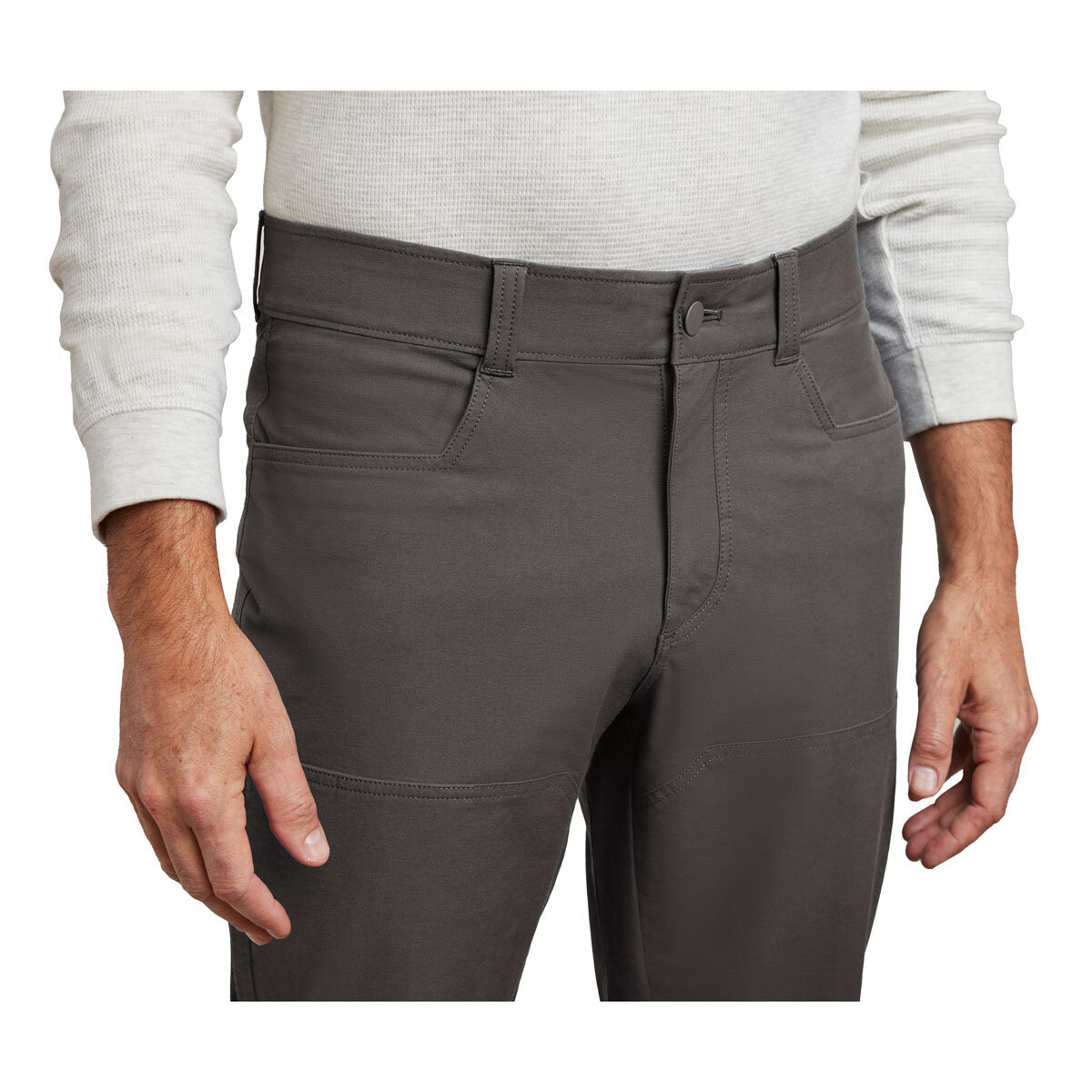 Kirkland Signature Men's Stretch Tech Pant in Grey