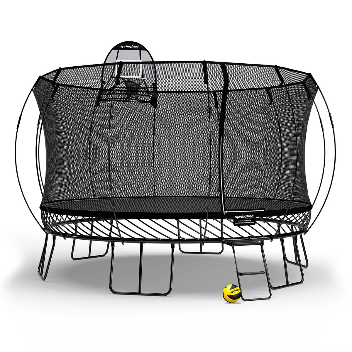 13ft Round All Black Springfree Trampoline