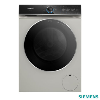 Siemens WG56B2ATGB, 10kg Washing Machine, A Rated in Silver Inox