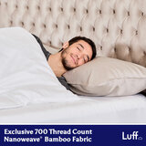 Luff 700 Thread Count 100% Organic Bamboo Pillowcases 2 Pack Light Grey3 Luff 700 Thread Count 100% Organic Bamboo Pillowcases 2 Pack Light Grey3