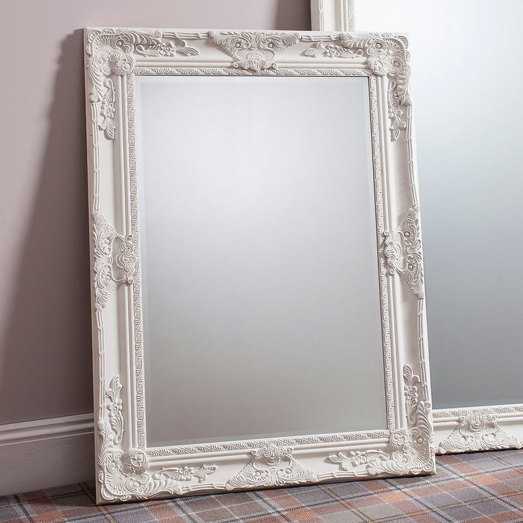 Gallery Hampshire Cream Rectangle Mirror, 113 x 84 cm | Costco UK