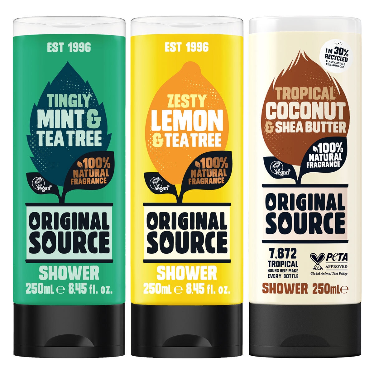 Original Source Shower Gel, 6 x 250ml