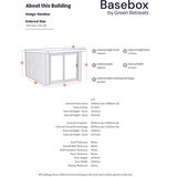 Installed Green Retreats Basebox Garden Room 3m x 3.6m