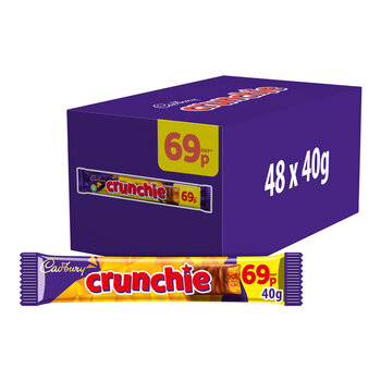 Cadbury Crunchie PMP 69p, 48x40g