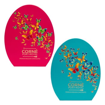 Corne Port-Royal Premium Belgian Chocolates Spring Box, 396g in 2 Colours