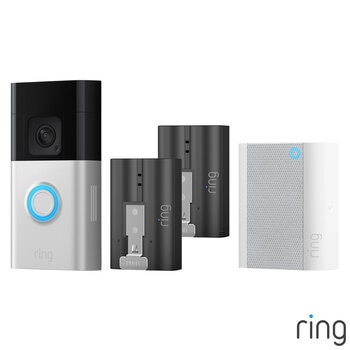 Ring Doorbell Plus with Chime and Additional Quick Release Battery Ring Doorbell Plus with Chime and Additional Quick Release Battery