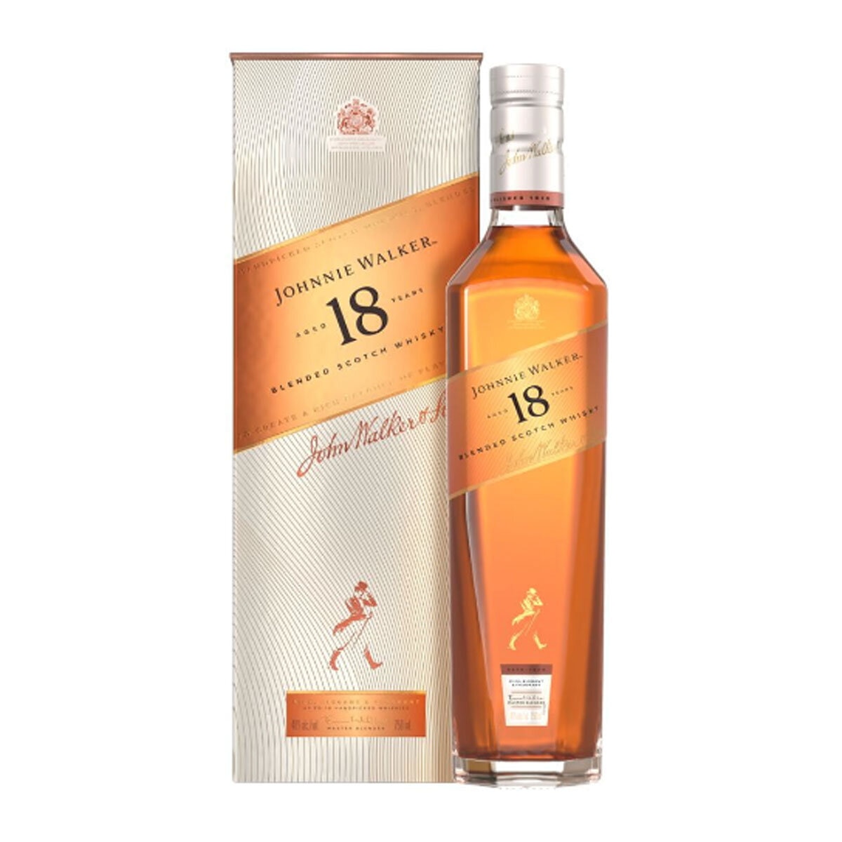 Johnnie Walker 18 Year Old Blended Scotch Whisky, 70cl