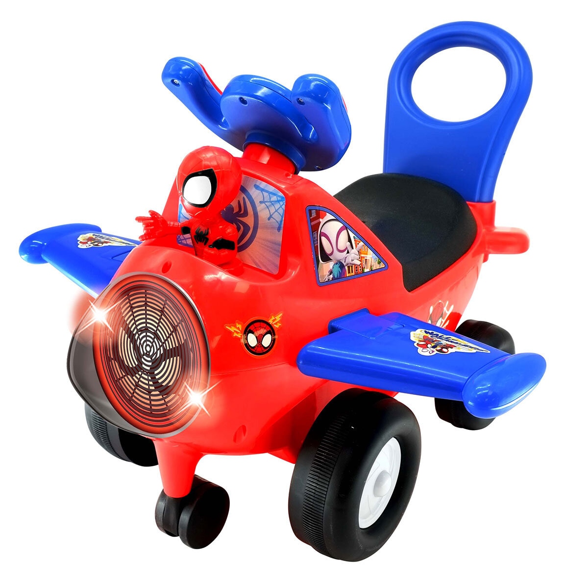 14.9 Inch (38cm) Kiddieland Animated Spidey Activity Plane (12+ Months)