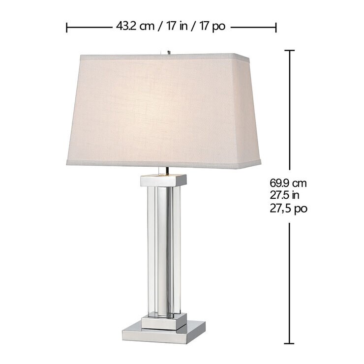 Kate Crystal Table Lamps, 2 Pack | Costco UK