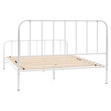 Gallery Loughton Cream Metal Bed Frame, Double