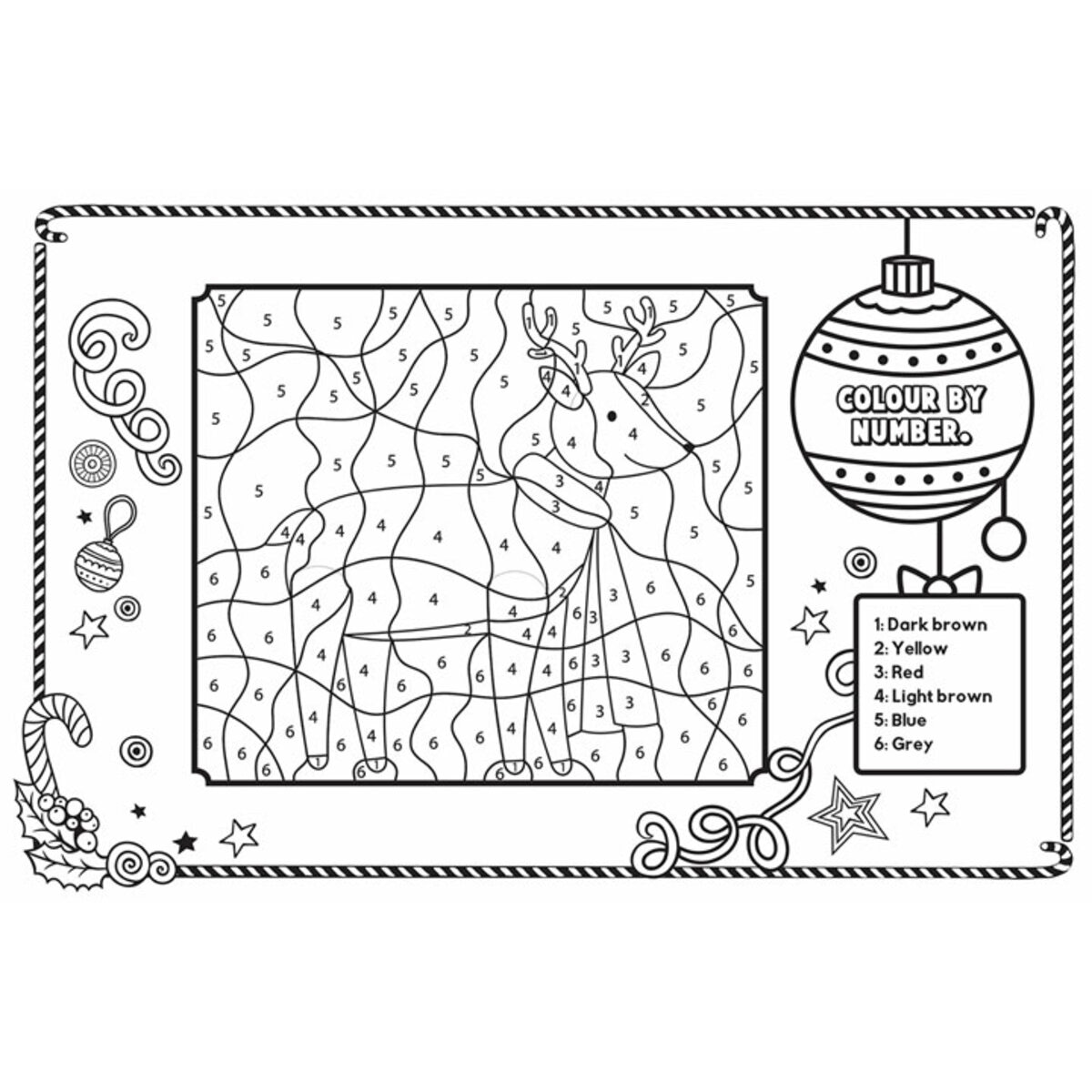 Page Spread of Giant Christmas activity pad