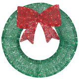 Buy 36" Glitter String Wreath with LED Lights Single Image at Costco.co.uk