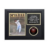 Ian Botham Signed Framed Cricket Ball